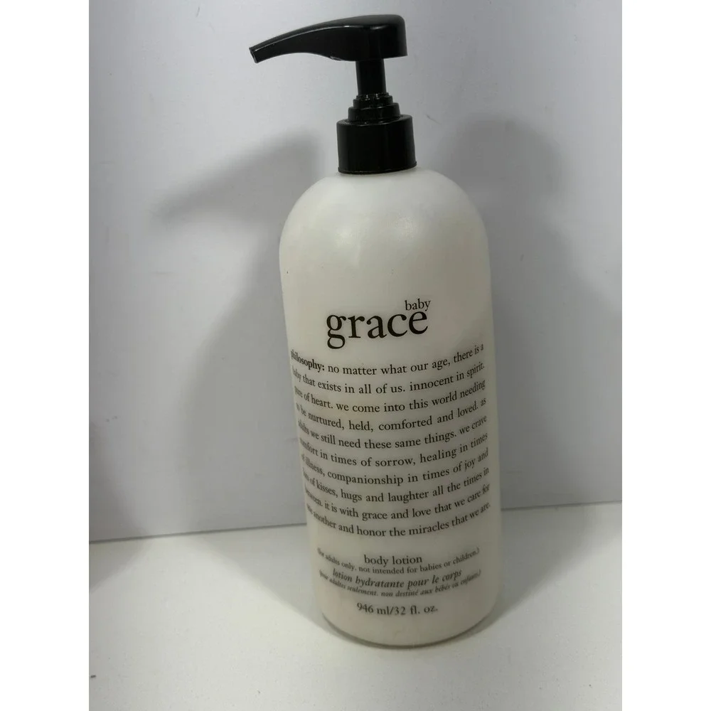 Philosophy Baby Grace Body Lotion 32oz & Amazing Grace Body Spritz 8oz Set